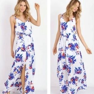 Show Me Your Mumu Kendall Maxi Dress Petal Paint Size Small